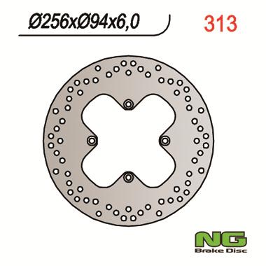 Disque de frein arrière fixe NG BRAKES - 313 | VFR INTERCEPTOR (RC36) 750, (RC46) 800