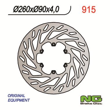 Disque de frein fixe avant NG BRAKES | RRX SPIKE 50, SMX 50 modèle 915