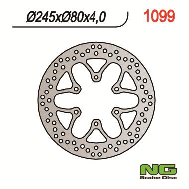 Disque de frein fixe NG BRAKES 1099 | THUNDER 125, MAXSTER XQ 125 '01-'04