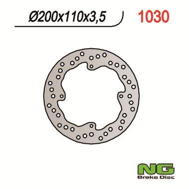 Disque de frein fixe arrière NG BRAKES 1030 | Motocross KTM SX 85 : 1030