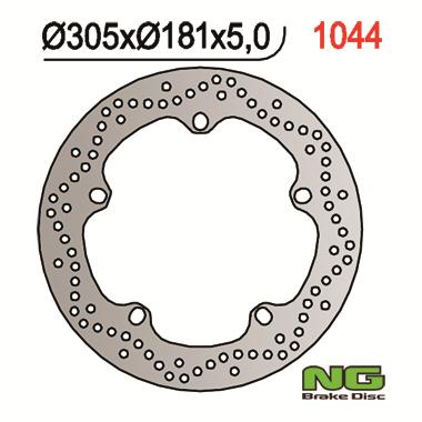 Disque de frein avant fixe marque Ng : 1044 | Compatible Moto, Motocross BMW