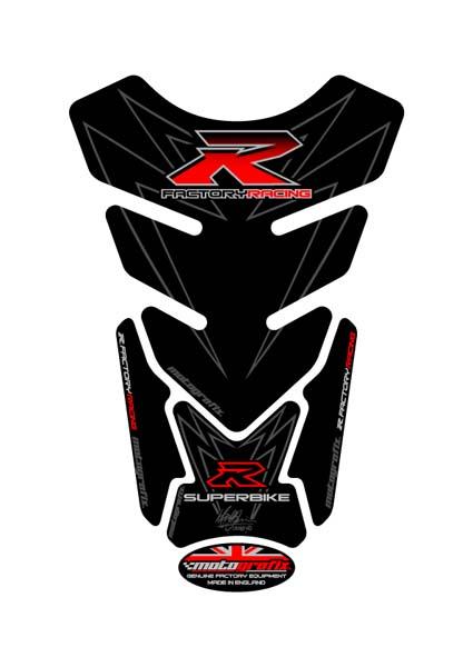 Protège réservoir Motographix série Suzuki Superbike Superbike noir