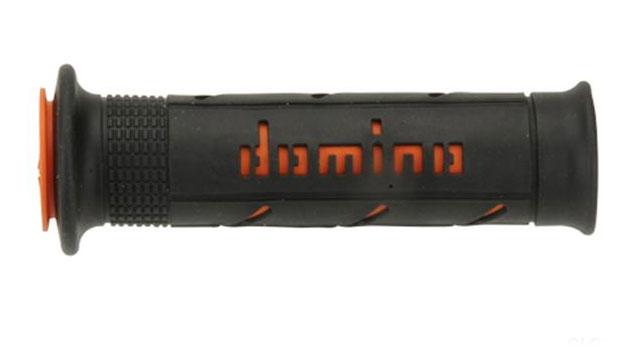 Jeu de poignées bicolore Domino XM2 Super Soft Noir/Orange
