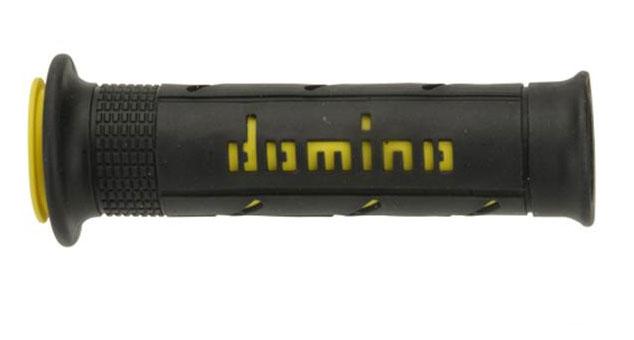 Jeu de poignées bicolore Domino XM2 Super Soft Noir/Gris