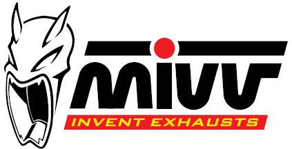 Ligne complète 2x1 Mivv Sport Oval acier inox position standard
