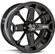 Jante utilitaire MSA Offroad Wheels M17 Elixir noir quad 12x7 4x137 4+3
