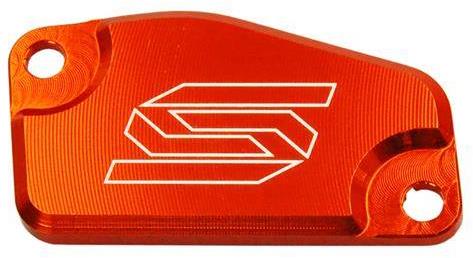 Couvercle maître cylindre avant orange marque Scar | Compatible avec Motocross marque KTM