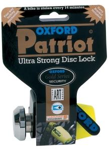 Bloque disque marque Oxford Patriot diam.14mm couleur jaune