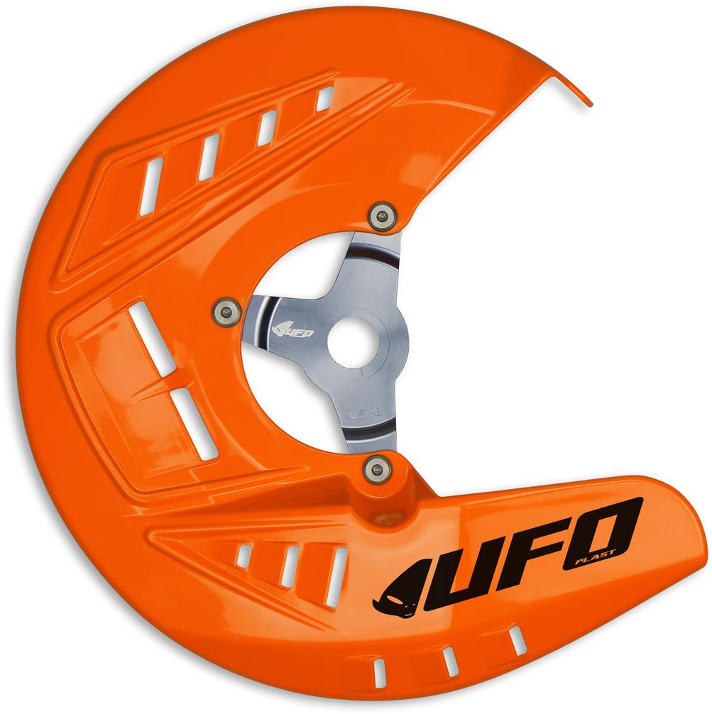 Protège-Disque de Frein Avant marque Ufo, Couleur Orange | Motocross KTM