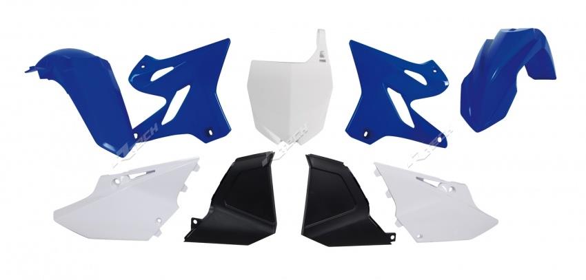 Kit plastique marque RACETECH Replica (15-16) bleu/blanc Yamaha YZ125/250