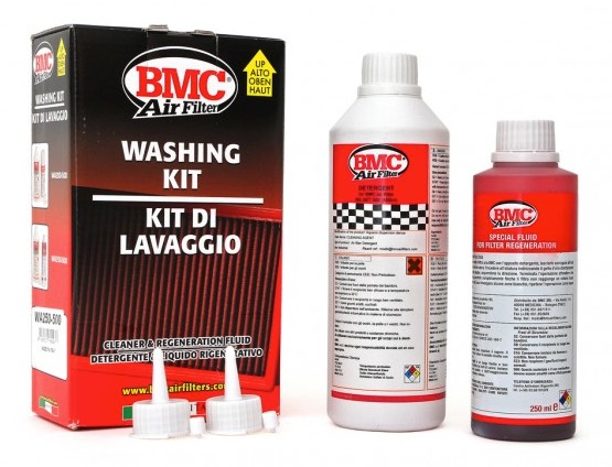 Kit d'entretien BMC : nettoyant 500 ml et huile 250 ml