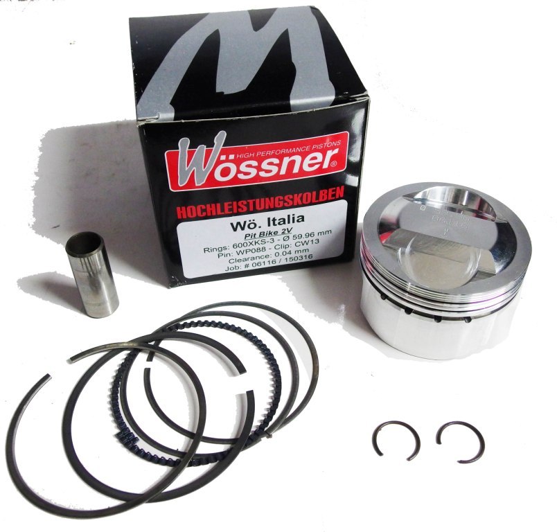 Piston forgé Ø77.98mm 8865 Wossner | FE 250, FC 250, FE 250, EXC F 250, EXC F SIX DAYS 250, SX F 250
