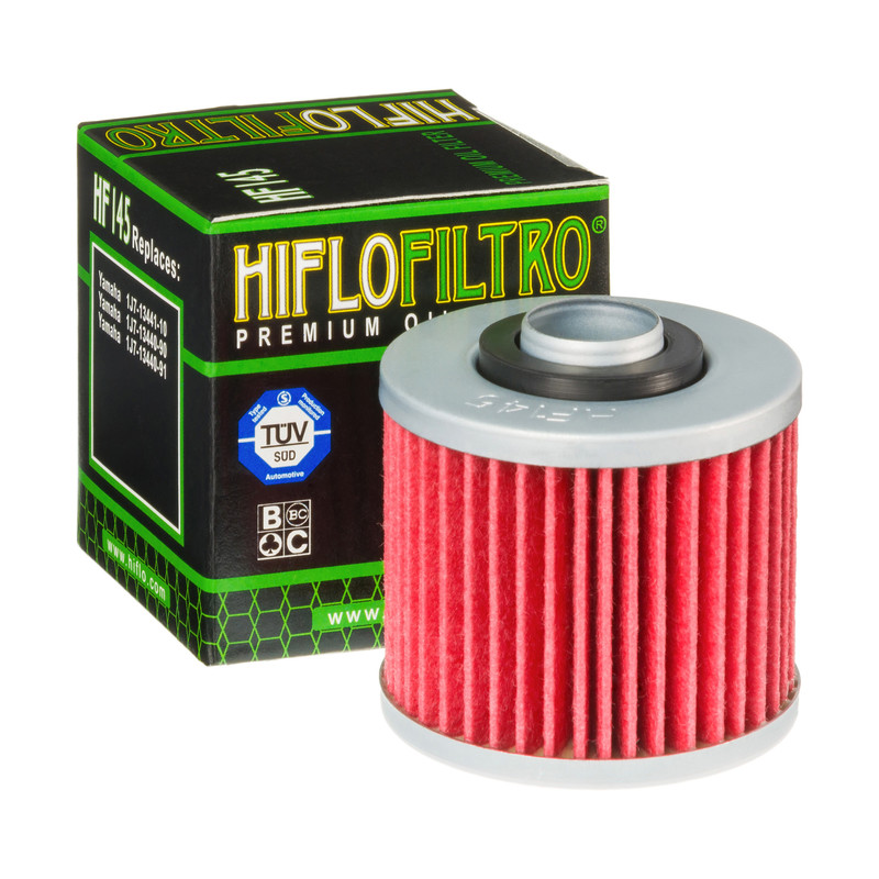 Filtre à huile HF145 marque Hiflofiltro | YAMAHA, APRILIA, DERBI, MUZ, MZ