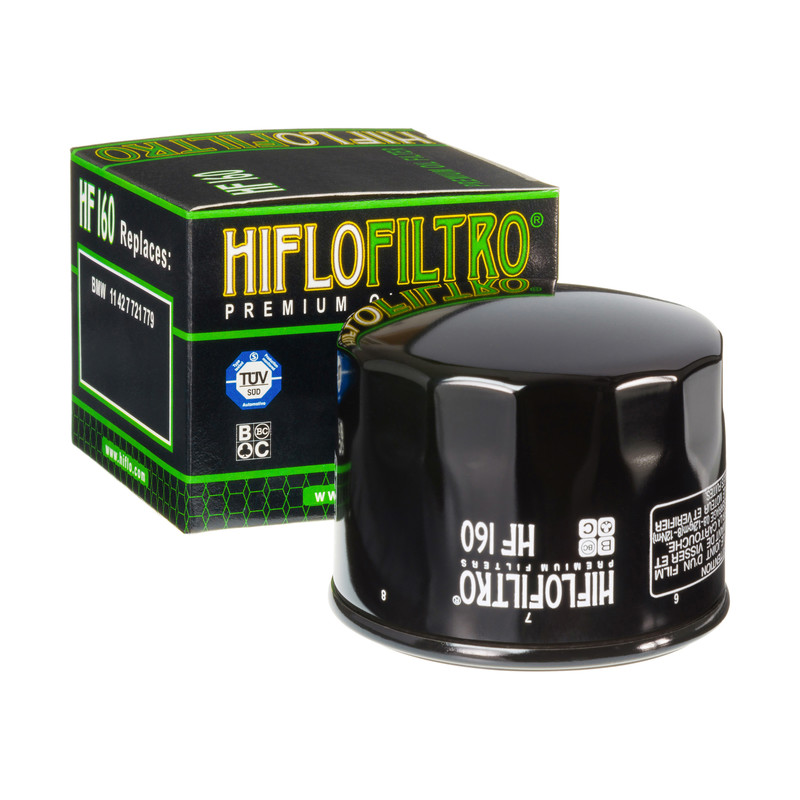 Filtre à huile HF160 marque Hiflofiltro | Compatible Moto BMW, HUSQVARNA