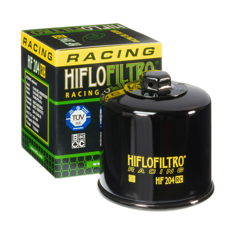 Filtre à huile Racing HF204RC Hiflofiltro | HONDA, KAWASAKI, TRIUMPH, YAMAHA, MV AGUSTA