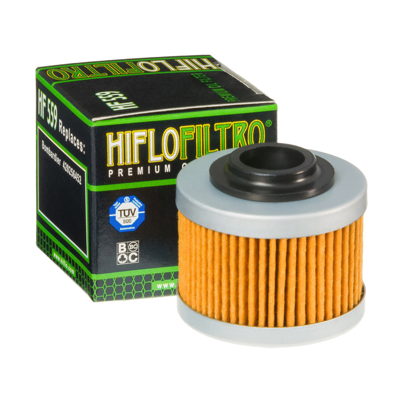 Filtre à huile HF559 marque Hiflofiltro | Compatible Moto, Quad CAN-AM