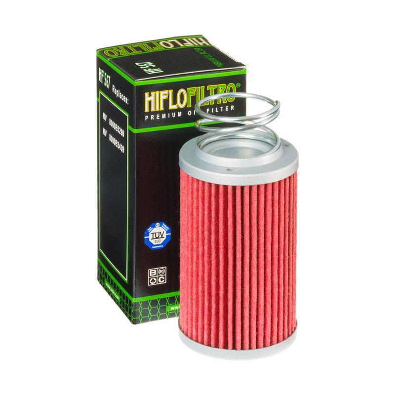 Filtre à huile HF567 de marque Hiflofiltro | Compatible Moto MV AGUSTA
