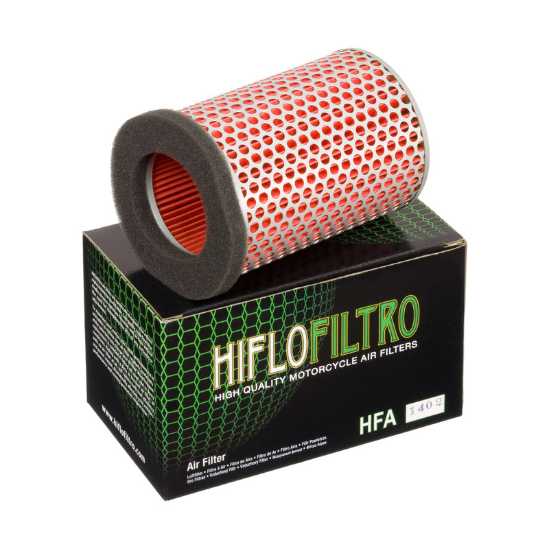 Filtre à air référence : HFA1402 de la marque Hiflofiltro | Compatible Moto HONDA
