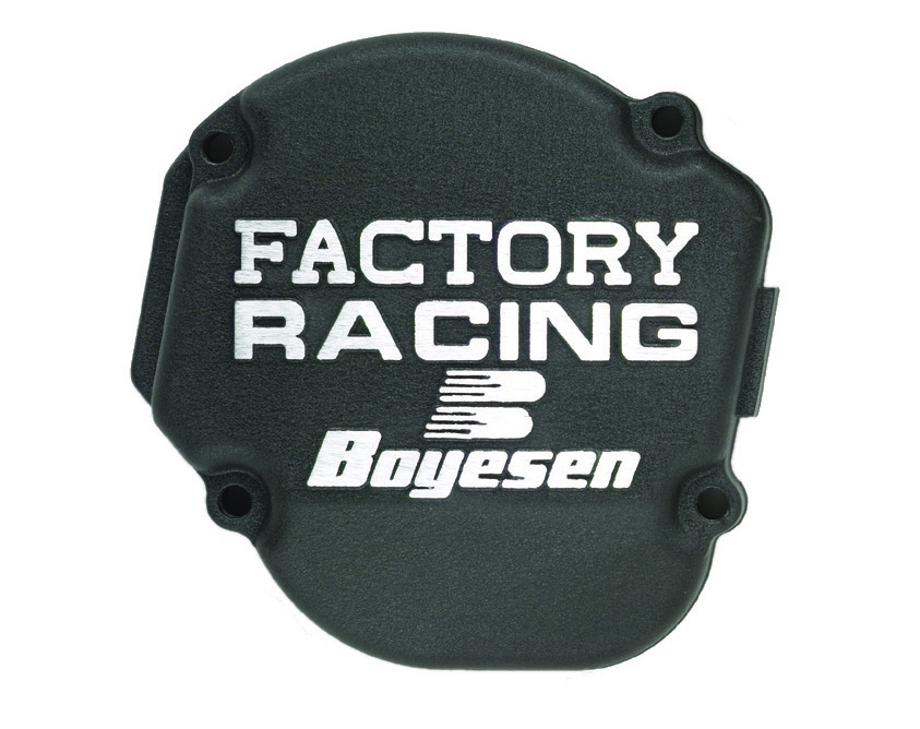 Couvercle d'allumage marque BOYESEN Factory Racing noir KTM/Husqvarna