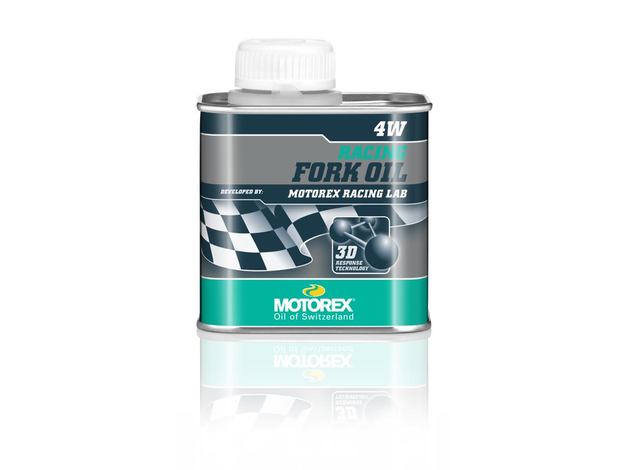 Huile de fourche marque Motorex Racing Fork Oil 4W 250ml
