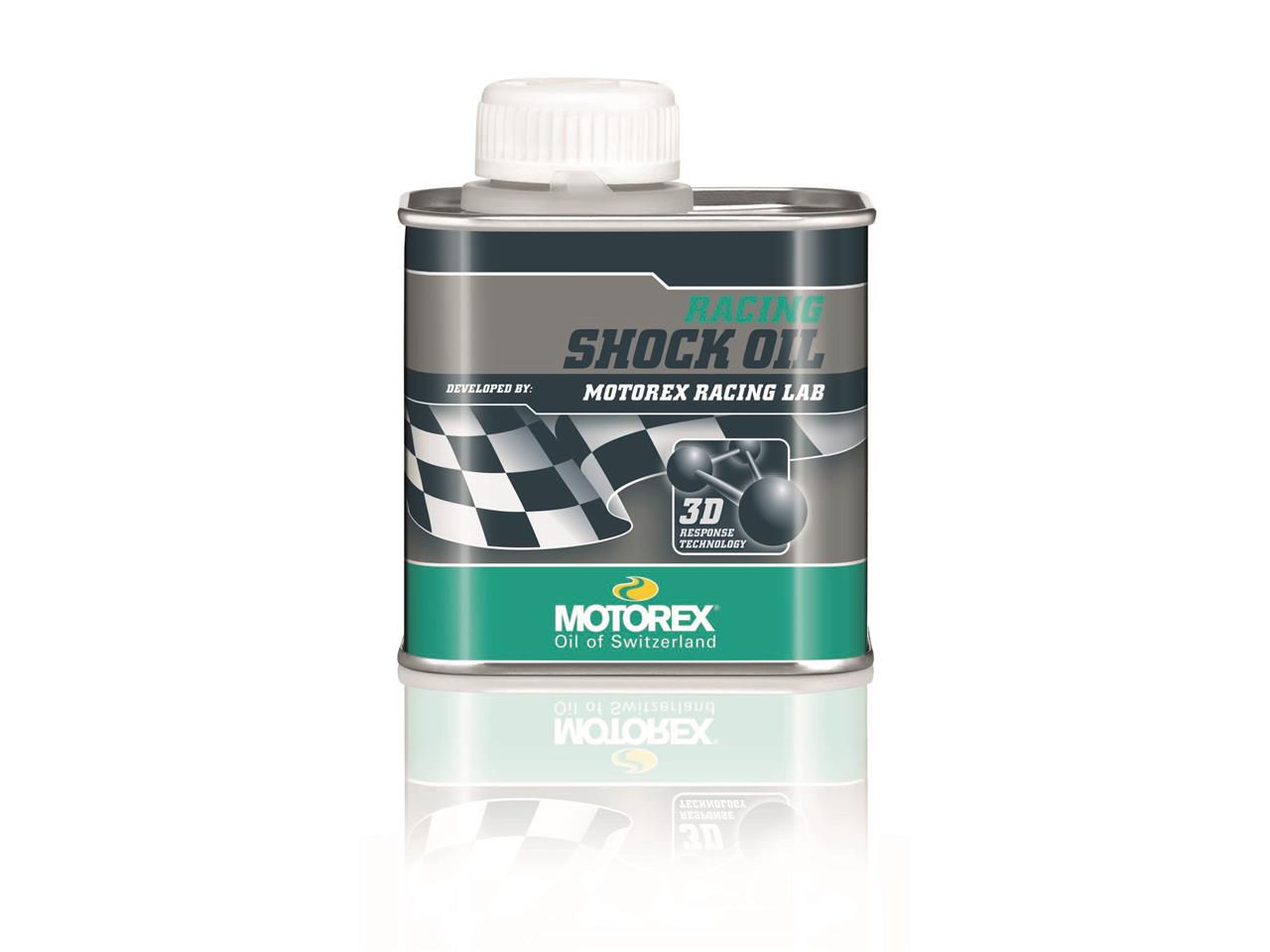 Huile d'amortisseur marque Motorex Racing Shock Oil 250ml