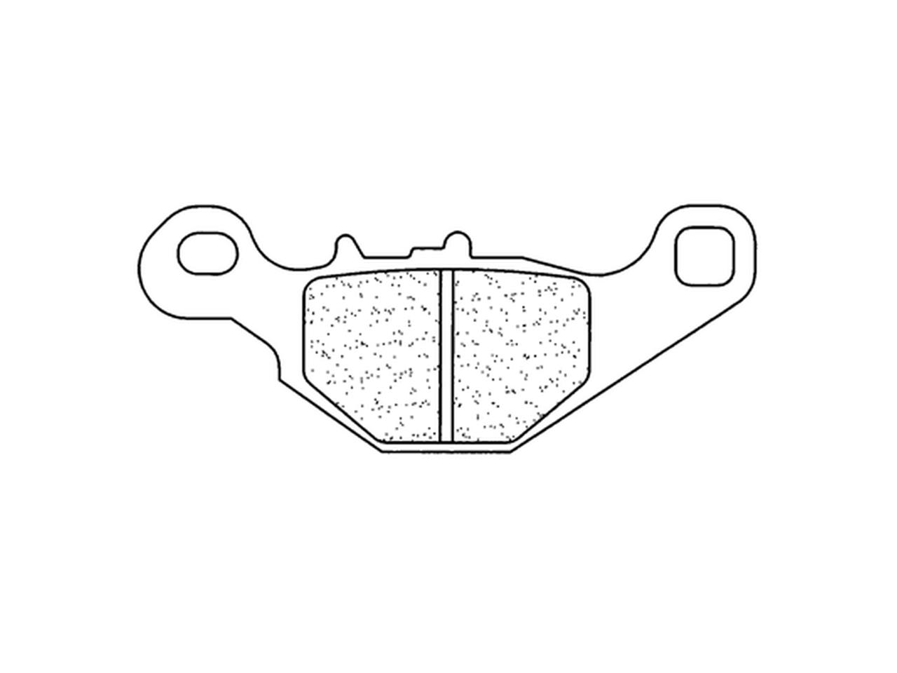 Plaquettes de frein en métal fritté, marque CL Brakes : 1152X59 | RM 85