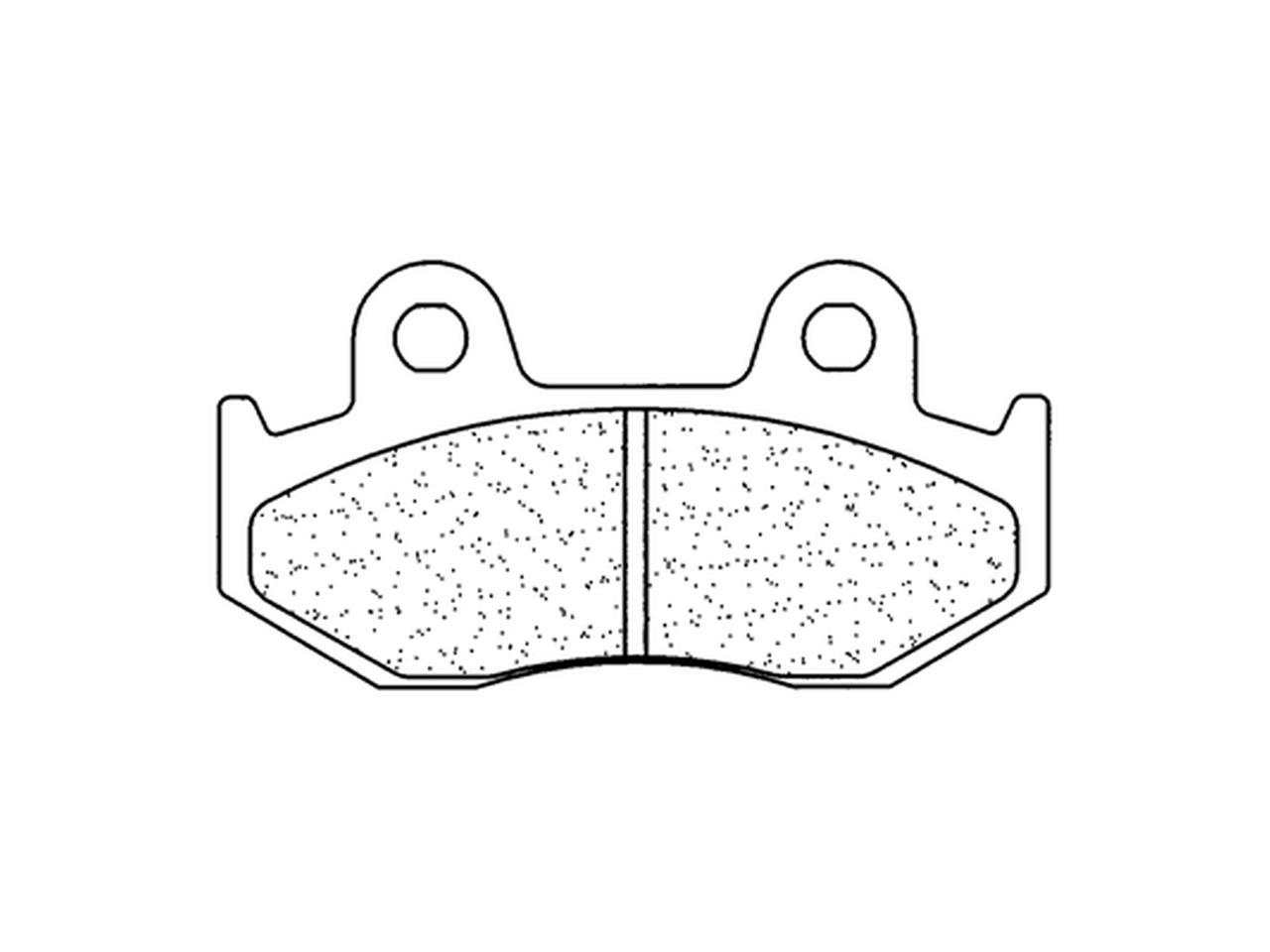 Plaquettes de frein métal fritté CL Brakes : 1164ATV1 | RAPTOR YFM 700