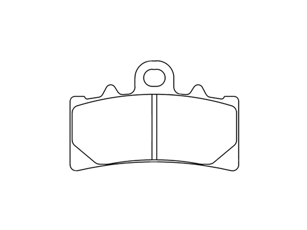 Plaquettes de frein CL Brakes métal fritté indice A3+ (1233A3+)