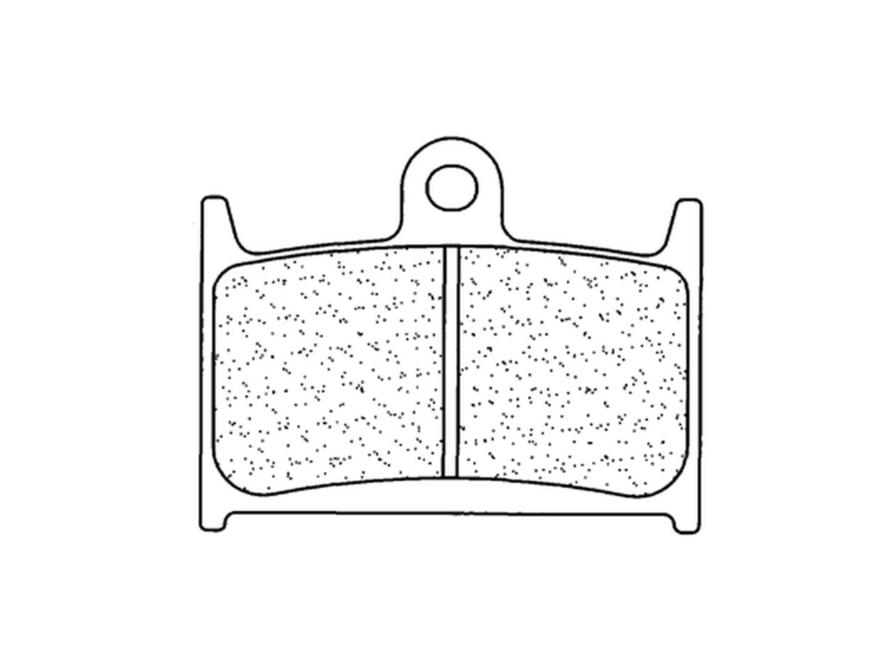 Plaquettes de frein en métal fritté CL Brakes : 2246XBK5 | SUZUKI, TRIUMPH