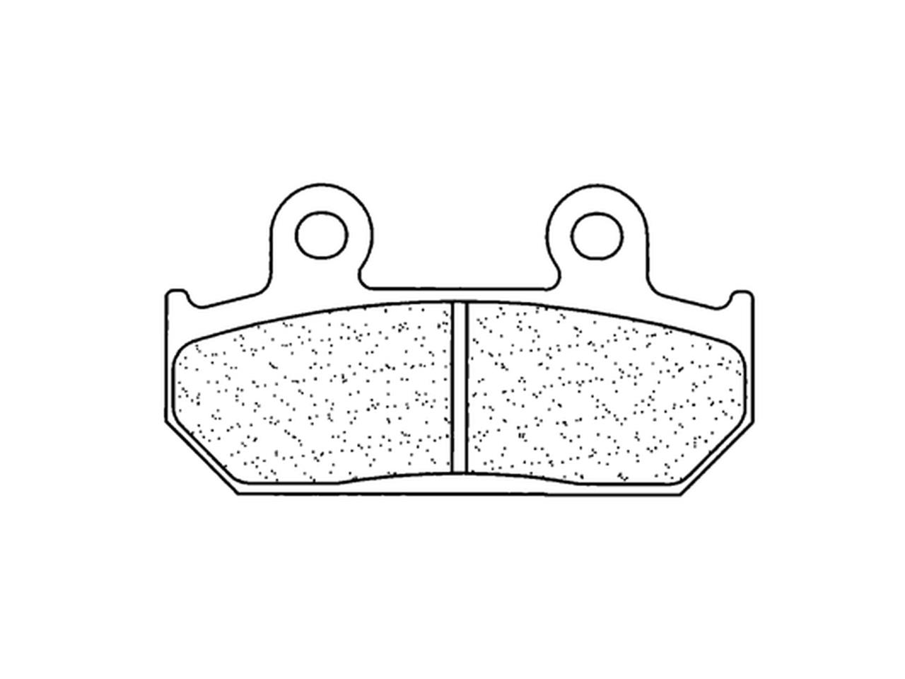 Plaquettes de frein CL Brakes métal fritté indice A3+ (2252A3+)