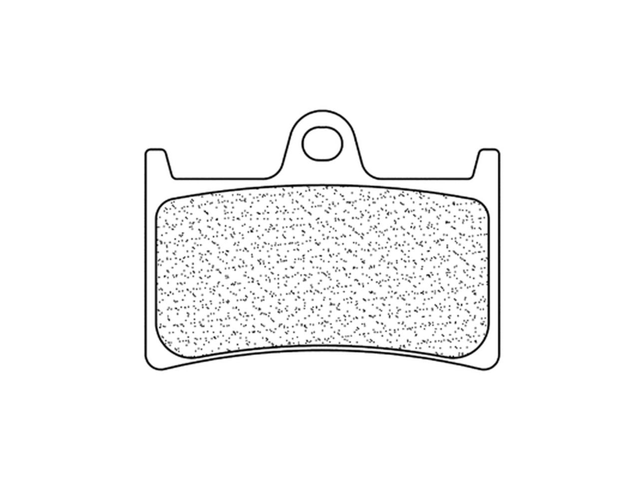 Plaquettes de frein CL Brakes métal fritté indice MSC (3091MSC)