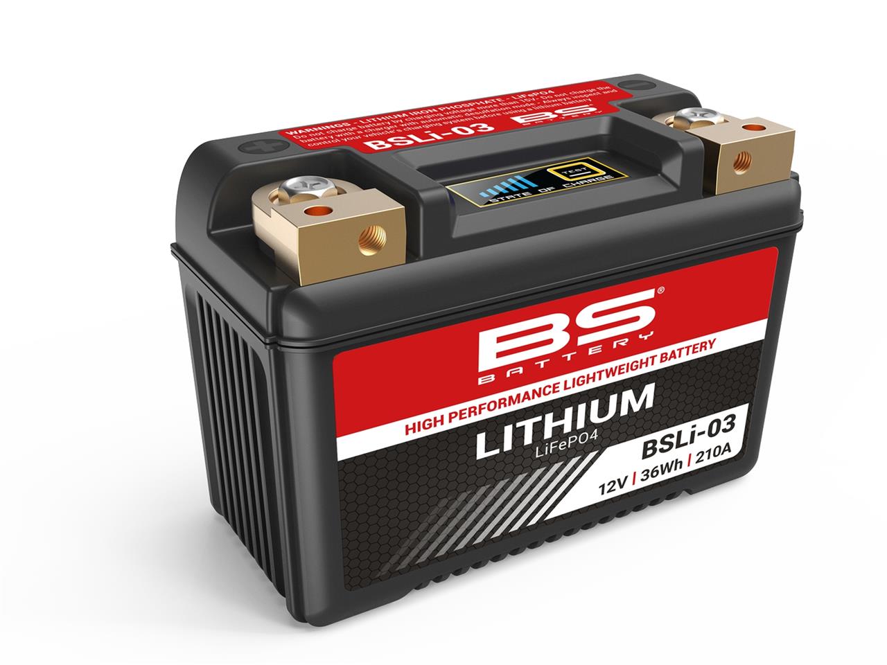 Batterie BSLI-03 (LFPX9) marque BS Battery type Lithium-Ion