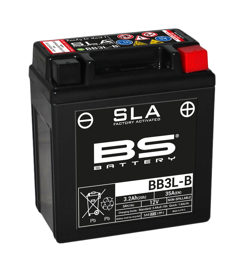 Batterie marque BS Battery SLA sans entretien activé usine référence BB3L-B
