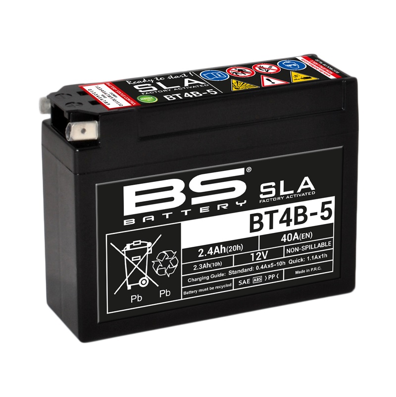Batterie BT4B-5 marque BS Battery SLA sans entretien activé usine