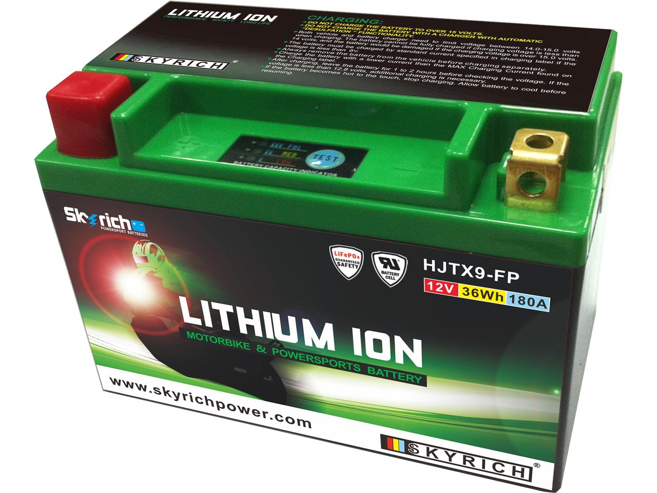 Batterie LTX9 marque Skyrich type Lithium-Ion