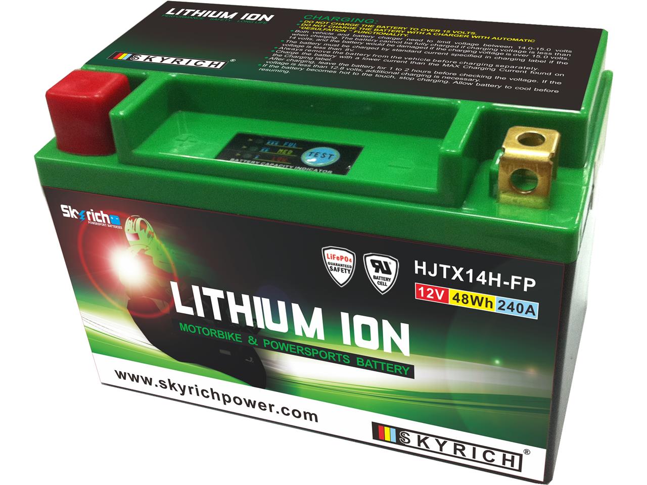 Batterie marque Skyrich type Lithium-Ion référence LTX14