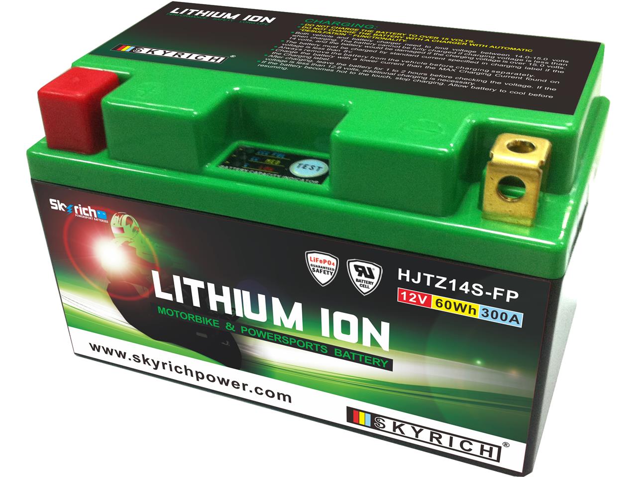 Batterie marque Skyrich type Lithium-Ion référence LTZ14S