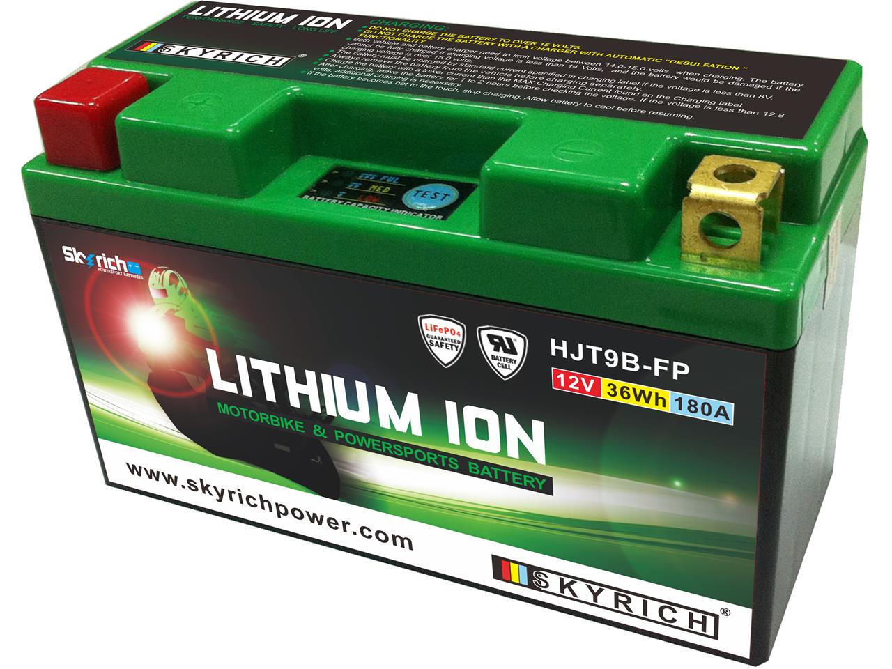 Batterie marque Skyrich type Lithium-Ion référence LT9B
