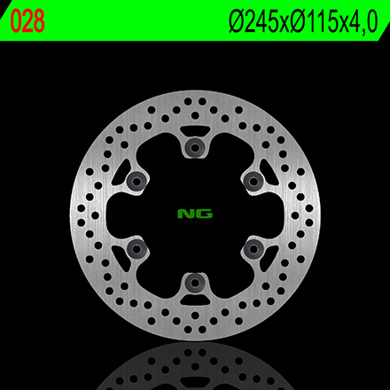 Disque de frein fixe avant/arrière droit marque Ng BRAKES | Compatible Moto, Maxiscooter, Mécaboite