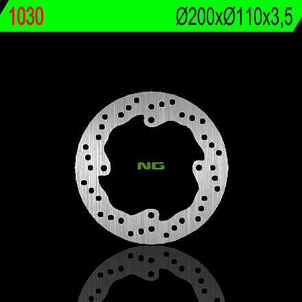 Disque de frein fixe arrière NG BRAKES 1030 | Motocross KTM SX 85 : 1030