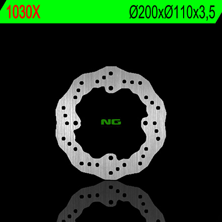 Disque de frein pétale fixe NG BRAKES Modèle 1030X | SX 85, SX 105 (04-10)