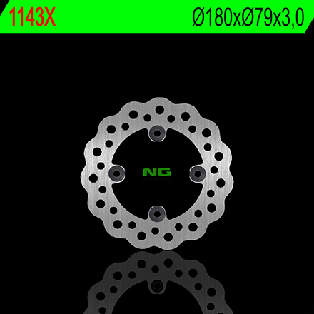 Disque de frein pétale fixe avant NG BRAKES - Modèle 1143X | KX 65, RM 65