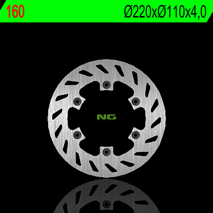 Disque de frein arrière NG BRAKES - 160 | ETX 125, RX 50, TUAREG RALLY 125, BETA VSP350/VTM350 '03