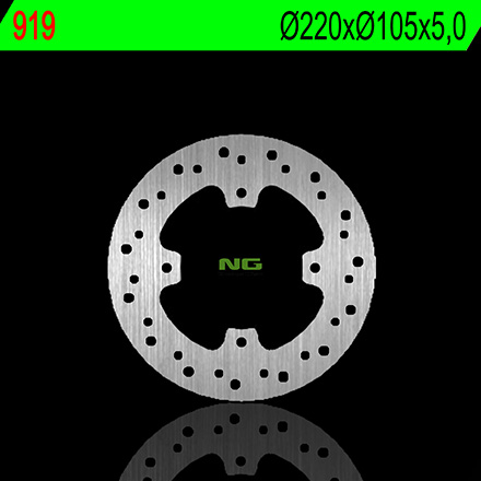 Disque de frein arrière rond fixe NG BRAKES | Moto HONDA FMX 650 (05-06)