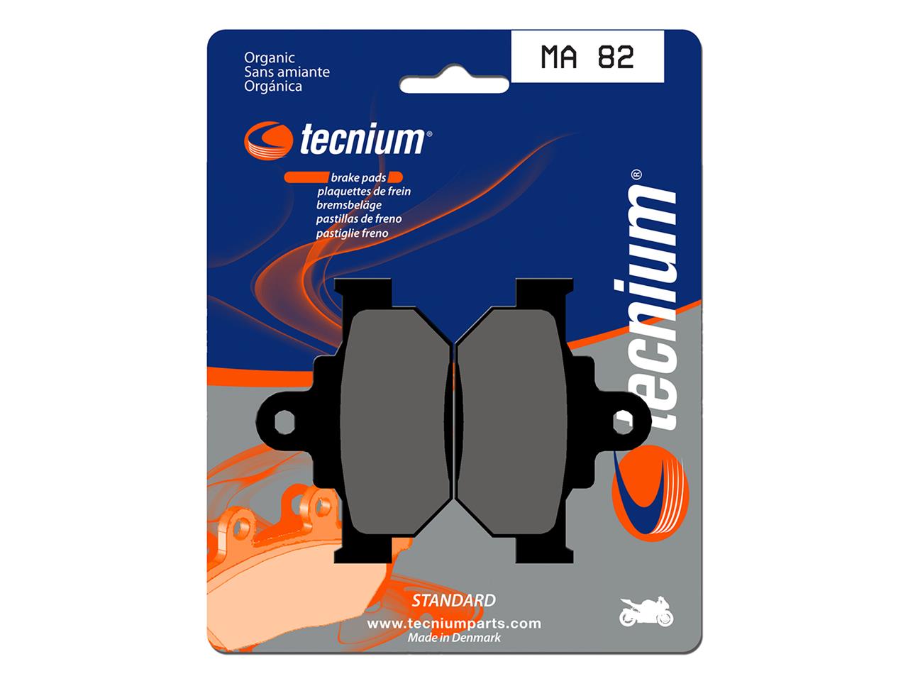 Plaquettes de frein organique Tecnium : MA82 | SUZUKI DR R 600, RM 250