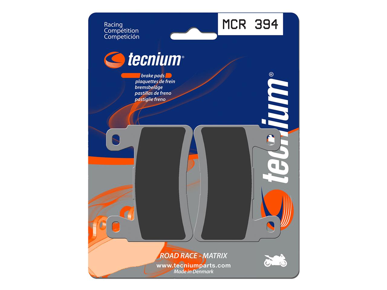 Plaquettes de frein Tecnium MCR394, métal fritté carbone : Racing | NINJA ZX6R 636