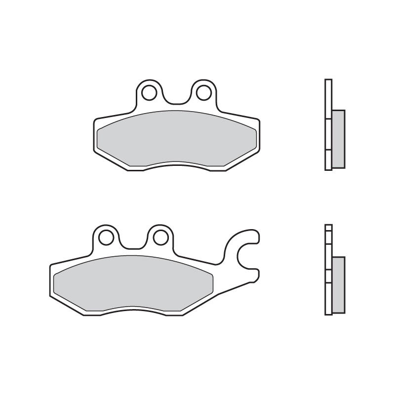Plaquettes de frein Brembo en métal fritté : XS (07060XS) | Maxiscooter PIAGGIO