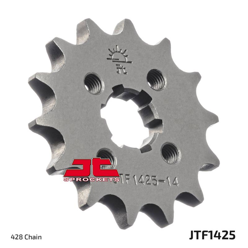 Pignon marque JT SPROCKETS 13 dents acier standard pas 428 type 1425
