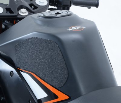 Kit grip de réservoir marque R&G RACING Eazi-Grip™ translucide (2 pièces) KTM RC125