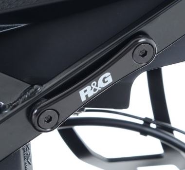 Caches orifice repose-pieds marque R&G RACING noir Yamaha XSR700